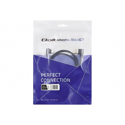 Kabel QOLTEC USB type C male USB 2.0 A male 1m