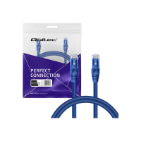 Kabel QOLTEC 54533 krosowy - CAT 6 UTP 2 x RJ45 3m niebieski