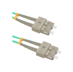 Kabel QOLTEC 54354 Optic krosowy - OM4 SC/UPC - SC/UPC Multimode 50/125 Duplex 2m
