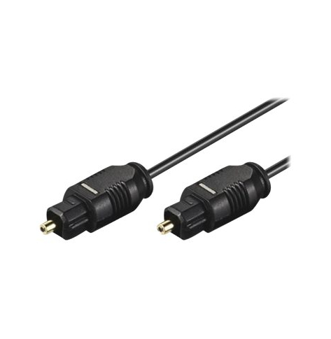 TECHLY Optyczny Audio Toslink Cyfrowy SPDIF 1m Czarny