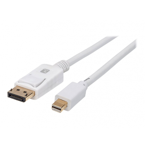 TECHLY Mini DisplayPort - DisplayPort 4K 2m Bialy