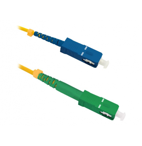 Kabel QOLTEC 54291 Optic krosowy - G.652D SC/APC-SC/UPC Singlemode 9/125 Simplex 3m