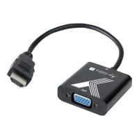 Adapter TECHLY HDMI - VGA D-Sub 1920x1200 M/F