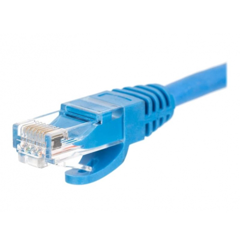 Kabel NETRACK BZPAT7UB krosowy RJ45, oslonka zalewana, kat. 5e UTP, 7 m niebieski