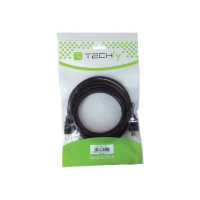Kabel TECHLY High Speed HDMI Ethernet A/A M/M 4K 10m Black