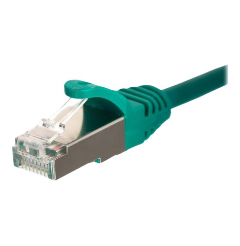 Kabel NETRACK BZPAT7FG krosowy RJ45, oslonka zalewana, kat. 5e FTP, 7m zielony