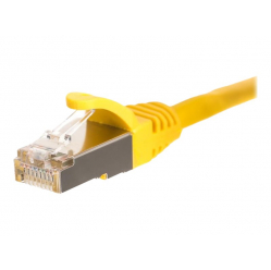 Kabel NETRACK BZPAT5FY krosowy RJ45, oslonka zalewana, kat. 5e FTP, 5m żółty