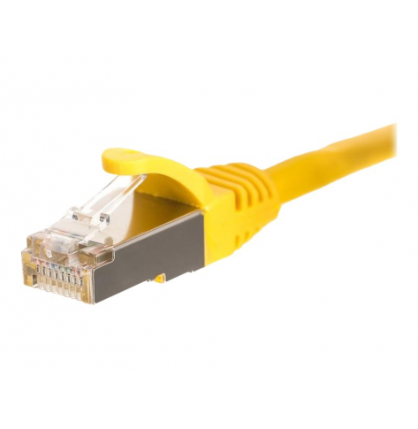 Kabel NETRACK BZPAT5FY krosowy RJ45, oslonka zalewana, kat. 5e FTP, 5m żółty