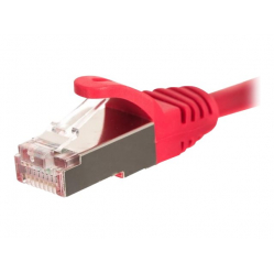 Kabel NETRACK BZPAT5FR krosowy RJ45, oslonka zalewana, kat. 5e FTP, 5m czerwony