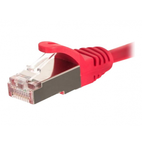 Kabel NETRACK BZPAT5FR krosowy RJ45, oslonka zalewana, kat. 5e FTP, 5m czerwony