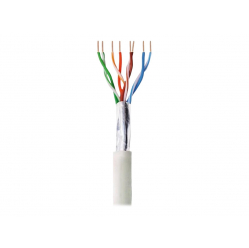 Kabel TECHLY F/UTP Zwój kabla - CAT 5e 305m szary