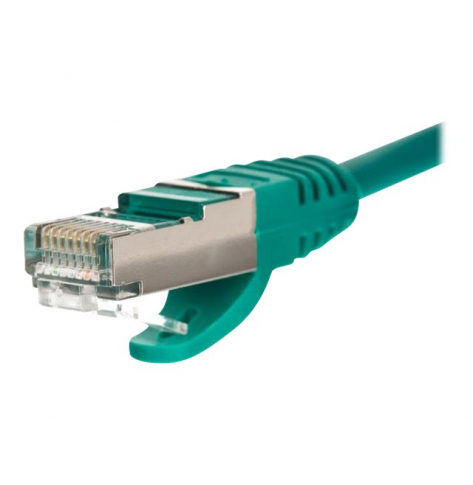 Kabel NETRACK BZPAT5FG krosowy RJ45, oslonka zalewana, kat. 5e FTP, 5m zielony