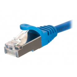 Kabel NETRACK BZPAT5FB krosowy RJ45, oslonka zalewana, kat. 5e FTP, 5m niebieski