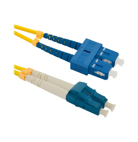 Kabel QOLTEC 54034 Optic krosowy - G.652D SC/UPC-LC/UPC Singlemode 9/125 Duplex 5m