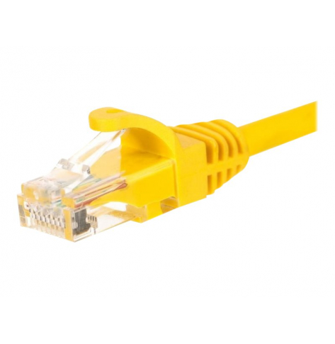 Kabel NETRACK BZPAT56Y krosowy RJ45, oslonka zalewana, kat. 6 UTP, 5m żółty