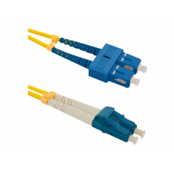 Kabel QOLTEC 54033 Optic krosowy - G.652D SC/UPC-LC/UPC Singlemode 9/125 Duplex 3m