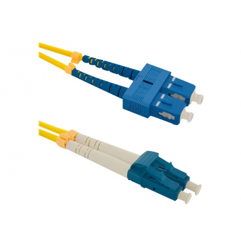 Kabel QOLTEC 54033 Optic krosowy - G.652D SC/UPC-LC/UPC Singlemode 9/125 Duplex 3m