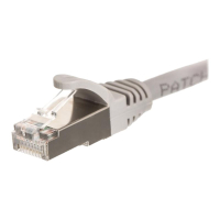 Kabel NETRACK BZPAT56F krosowy RJ45, oslonka zalewana, kat. 6 FTP, 5m szary