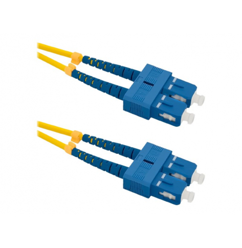 Kabel QOLTEC 54001 Optic krosowy SC/UPC-SC/UPC Singlemode 9/125 G652D Duplex 2m