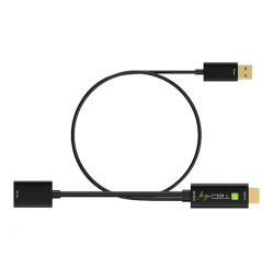 Adapter TECHLY HDMI z Zasilaniem USB na DisplayPort 4K 60Hz