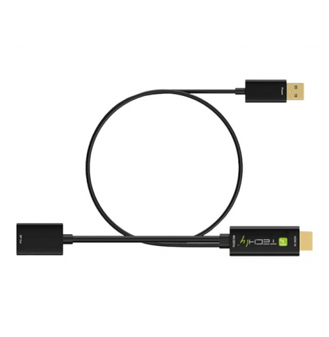 Adapter TECHLY HDMI z Zasilaniem USB na DisplayPort 4K 60Hz