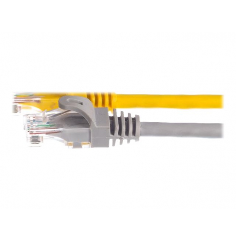 Kabel NETRACK BZPAT3U5E krosowy RJ45, oslonka zalewana, kat. 5e UTP, 3m szary