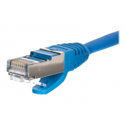 Kabel NETRACK BZPAT3FB krosowy RJ45, oslonka zalewana, kat. 5e FTP, 3m niebieski