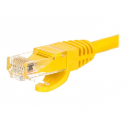 Kabel NETRACK BZPAT36Y krosowy RJ45, oslonka zalewana, kat. 6 UTP, 3m żółty