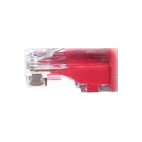 Kabel NETRACK BZPAT36R krosowy RJ45, oslonka zalewana, kat. 6 UTP, 3m czerwony