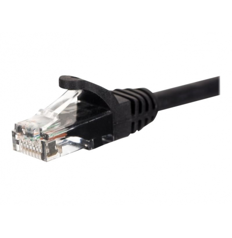Kabel NETRACK BZPAT36K krosowy RJ45, oslonka zalewana, kat. 6 UTP, 3m czarny