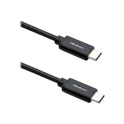 Kabel QOLTEC 52361 USB-C 2.0 240W QC 5.0 PD 1m czarny
