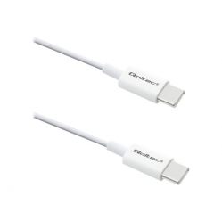 Kabel QOLTEC 52360 USB-C 2.0 60W QC 3.0 PD 1.5m biały
