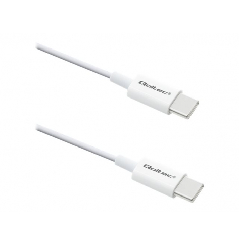 Kabel QOLTEC 52360 USB-C 2.0 60W QC 3.0 PD 1.5m biały