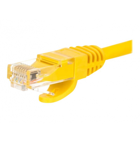 Kabel NETRACK BZPAT2UY krosowy RJ45, oslonka zalewana, kat. 5e UTP, 2m żółty