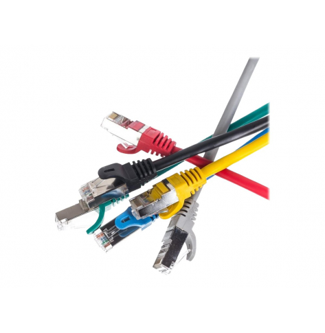 Kabel NETRACK BZPAT2FR krosowy RJ45, oslonka zalewana, kat. 5e FTP, 2m czerwony