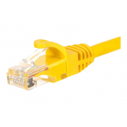 Kabel NETRACK BZPAT26Y krosowy RJ45, oslonka zalewana, kat. 6 UTP, 2m żółty