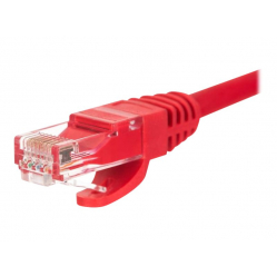 Kabel NETRACK BZPAT26R krosowy RJ45, oslonka zalewana, kat. 6 UTP, 2m czerwony