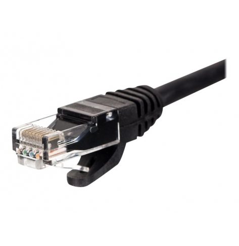 Kabel NETRACK BZPAT26K krosowy RJ45, oslonka zalewana, kat. 6 UTP, 2m czarny