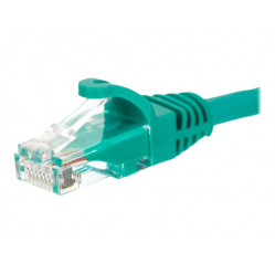 Kabel NETRACK BZPAT26G krosowy RJ45, oslonka zalewana, kat. 6 UTP, 2m zielony