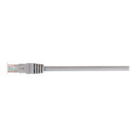 Kabel NETRACK BZPAT26 krosowy RJ45, oslonka zalewana, kat. 6 UTP, 2m szary