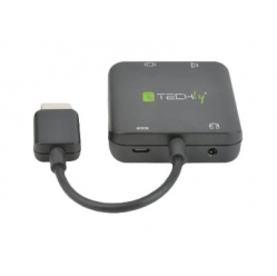 TECHLY 026500 HDMI audio extractor Jack 3,5mm S/PDIF Toslink
