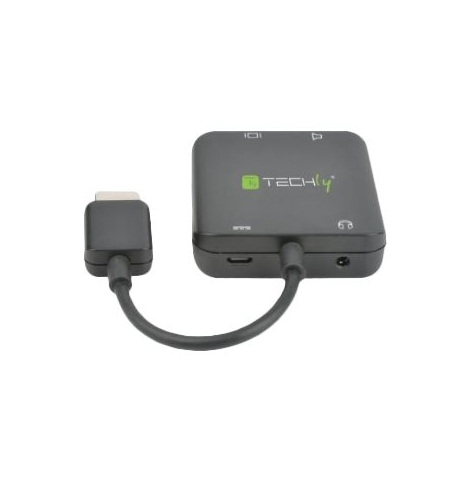 TECHLY 026500 HDMI audio extractor Jack 3,5mm S/PDIF Toslink