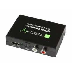 TECHLY 025732 HDMI audio extractor RCA R/L SPDIF Toslink 2.0 CH / 5.1 CH