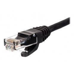 Kabel NETRACK BZPAT1P5UK krosowy RJ45, oslonka zalewana, kat. 5e UTP, 1.5m czarny