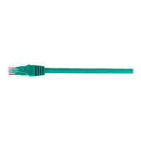 Kabel NETRACK BZPAT1P5UG krosowy RJ45, oslonka zalewana, kat. 5e UTP, 1.5m zielony