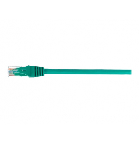 Kabel NETRACK BZPAT1P5UG krosowy RJ45, oslonka zalewana, kat. 5e UTP, 1.5m zielony