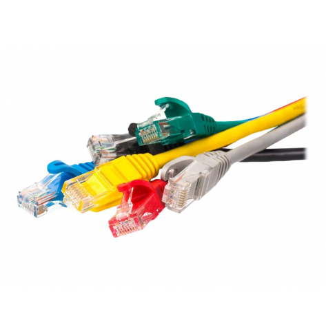 Kabel NETRACK BZPAT1P5UB krosowy RJ45, oslonka zalewana, kat. 5e UTP, 1.5m niebieski