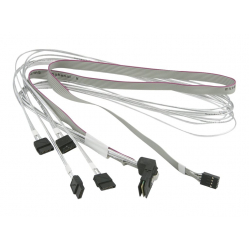 Kabel SUPERMICRO CBL-SAST-0659 mini SAS HD RA to 4 x SATA 70/70/75/75cm SB INT