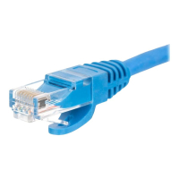 Kabel NETRACK BZPAT16B krosowy RJ45, oslonka zalewana, kat. 6 UTP, 1m niebieski