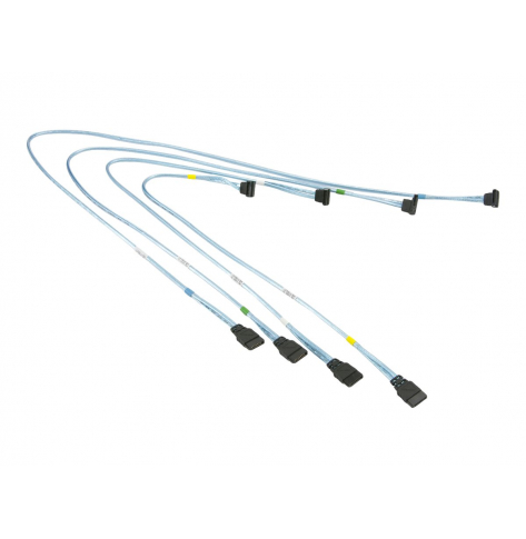 Kabel SUPERMICRO CBL-0180L-01 SET OF 4 SATA 70/59/48/38CM ROUND S-RA